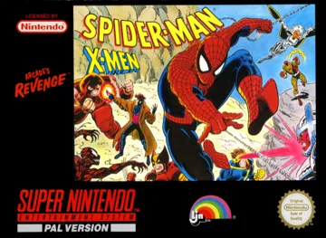 Spider-Man - X-Men - Arcade's Revenge (Europe) box cover front